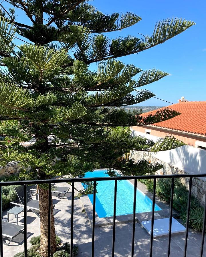 Villa Christini A Luxury Villa With Amazing Views Tzitzifés Exterior photo
